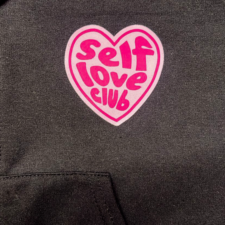 HOODIE CON CREMALLERA PARA NIÑAS – SELF LOVE CLUB
