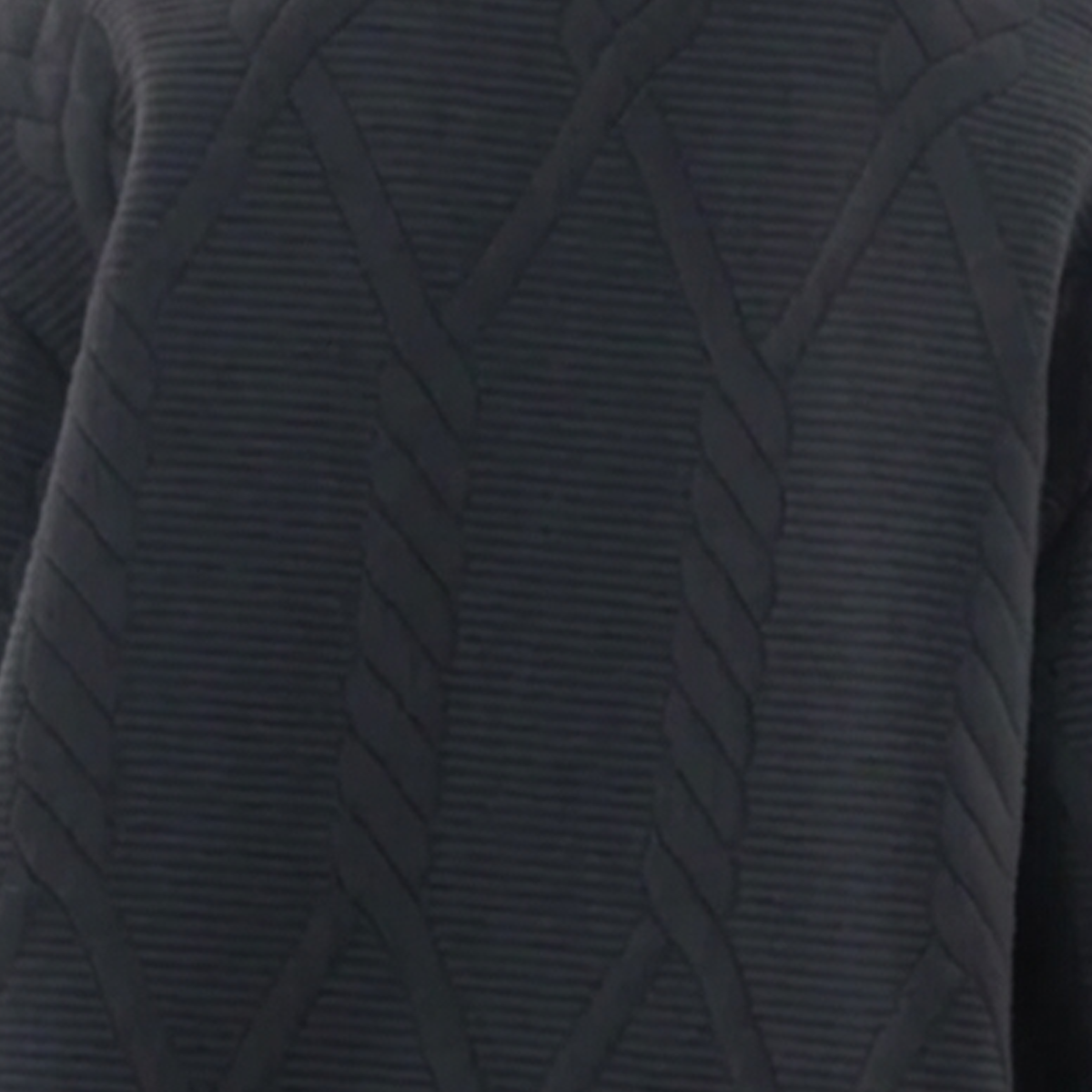Hodie para niñas con diseño texturizado - Negro