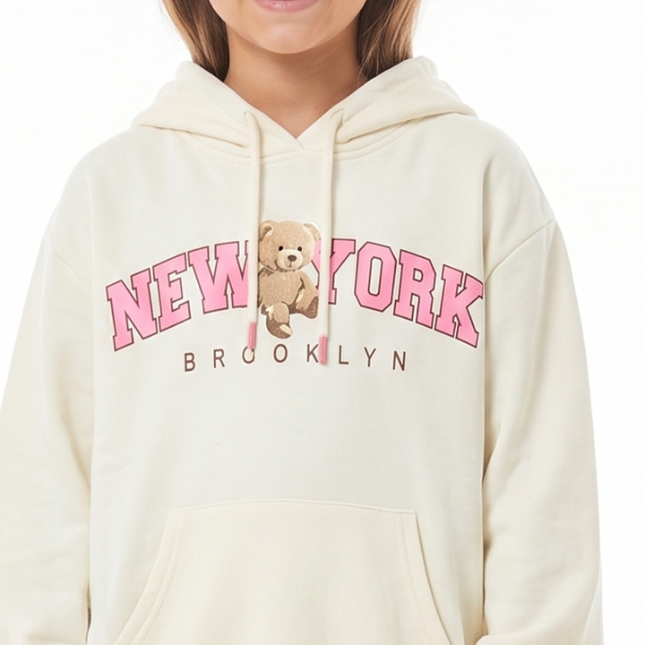 BUZO HOODIE “NEW YORK” PARA NIÑA