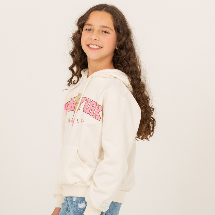 BUZO HOODIE “NEW YORK” PARA NIÑA
