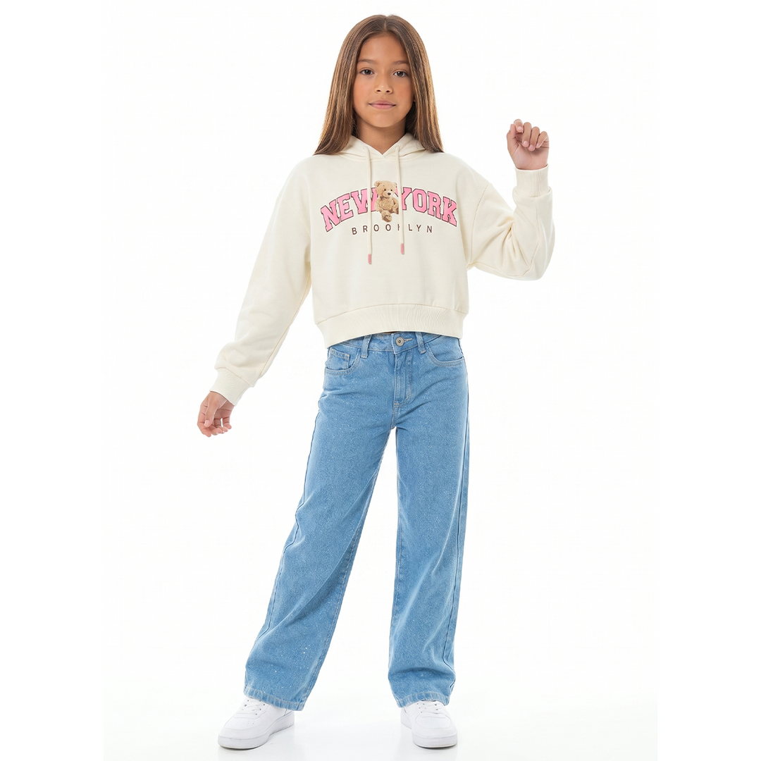 BUZO HOODIE “NEW YORK” PARA NIÑA