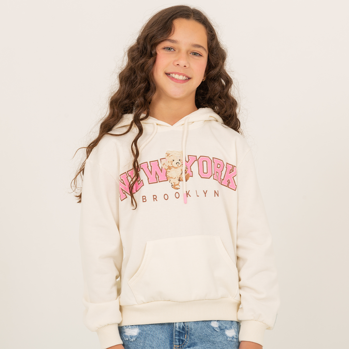 BUZO HOODIE “NEW YORK” PARA NIÑA