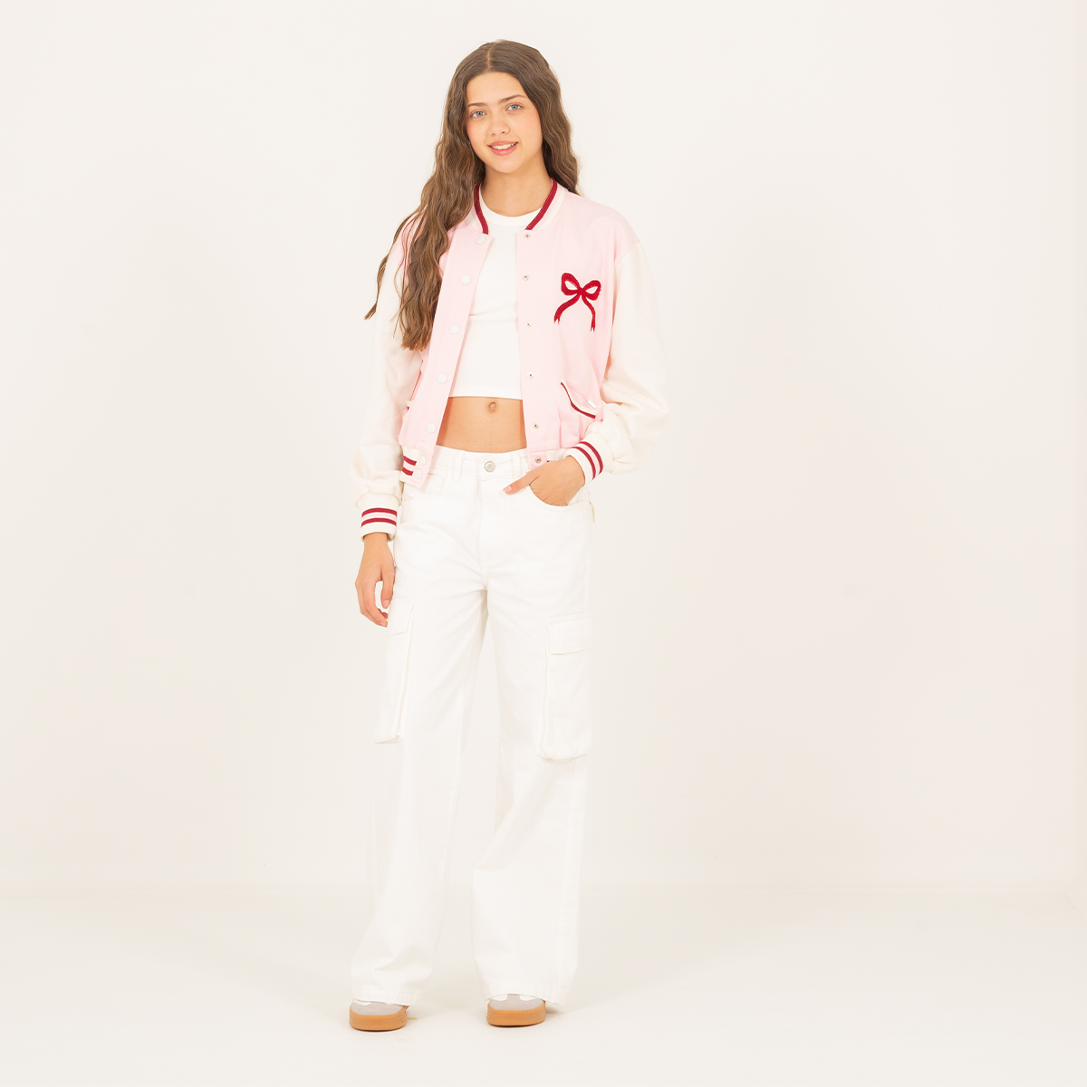 Chaqueta para niñas estilo varsity - Paris