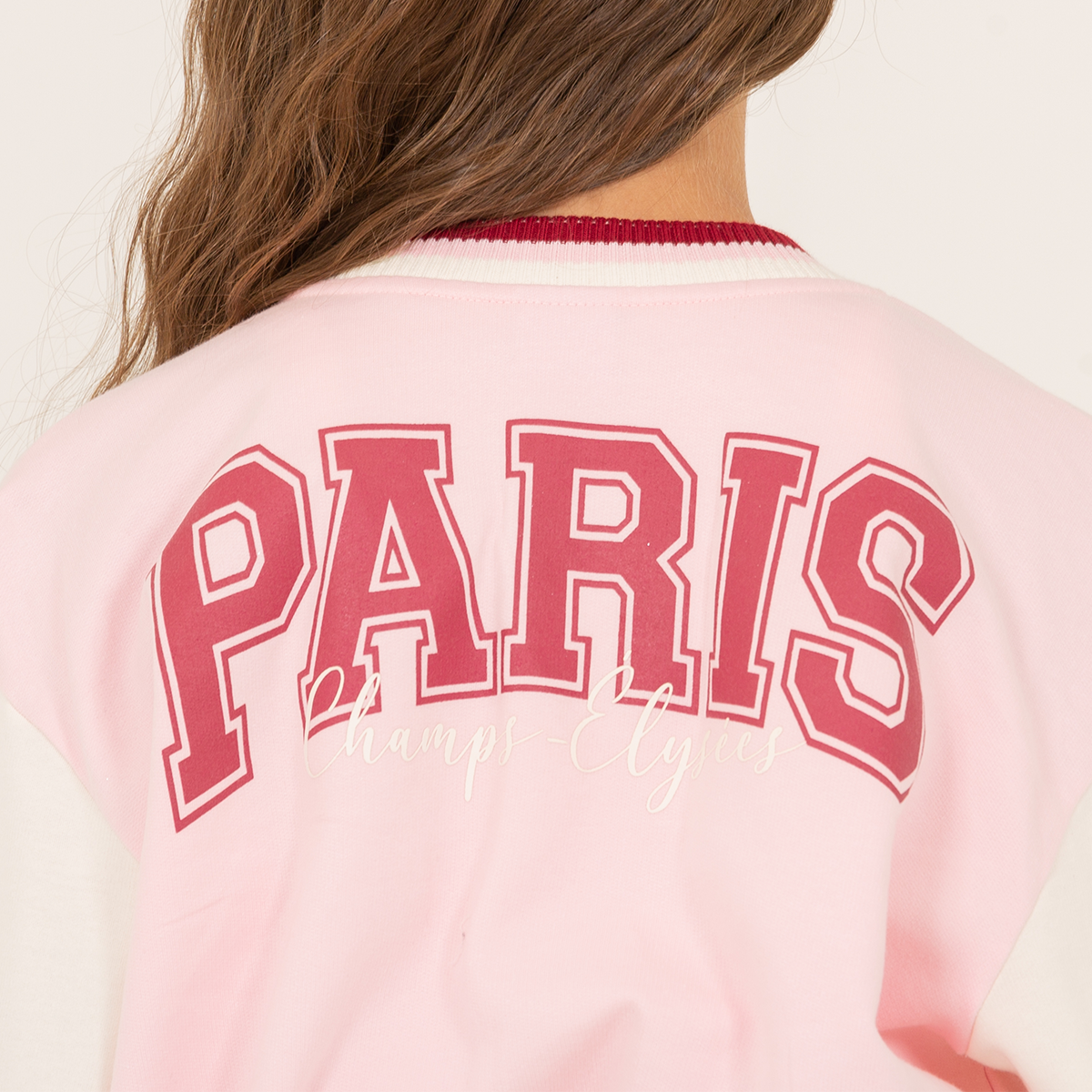 Chaqueta para niñas estilo varsity - Paris
