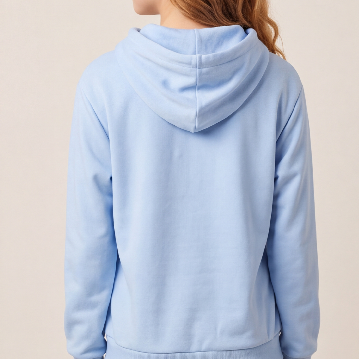 Hoodie para niñas con diseño en lentejuelas - Azul