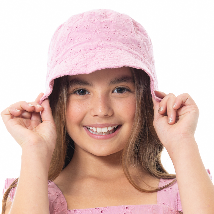 BUCKET HAT PARA NIÑAS EN OJALILLO
