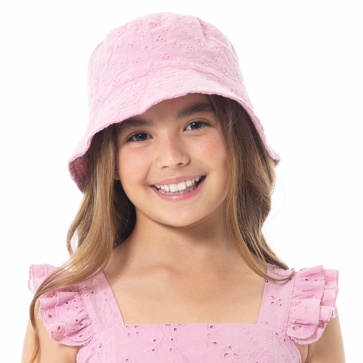 BUCKET HAT PARA NIÑAS EN OJALILLO