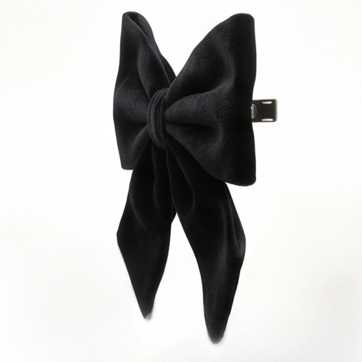 Moño para niñas magic bows en satin - Negro