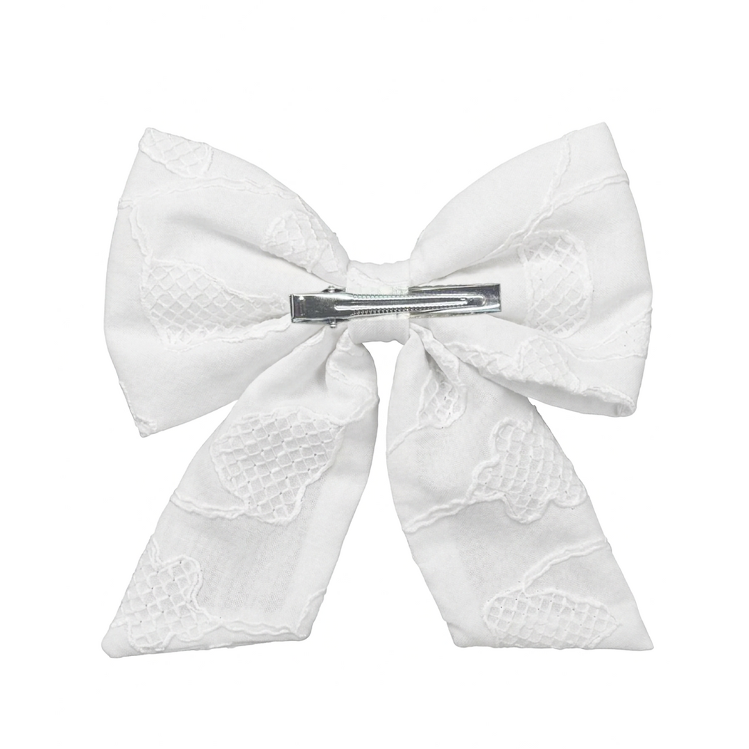 MONO PARA NIÑAS MAGIC BOWS CON DISEÑO BORDADO - BEIGE