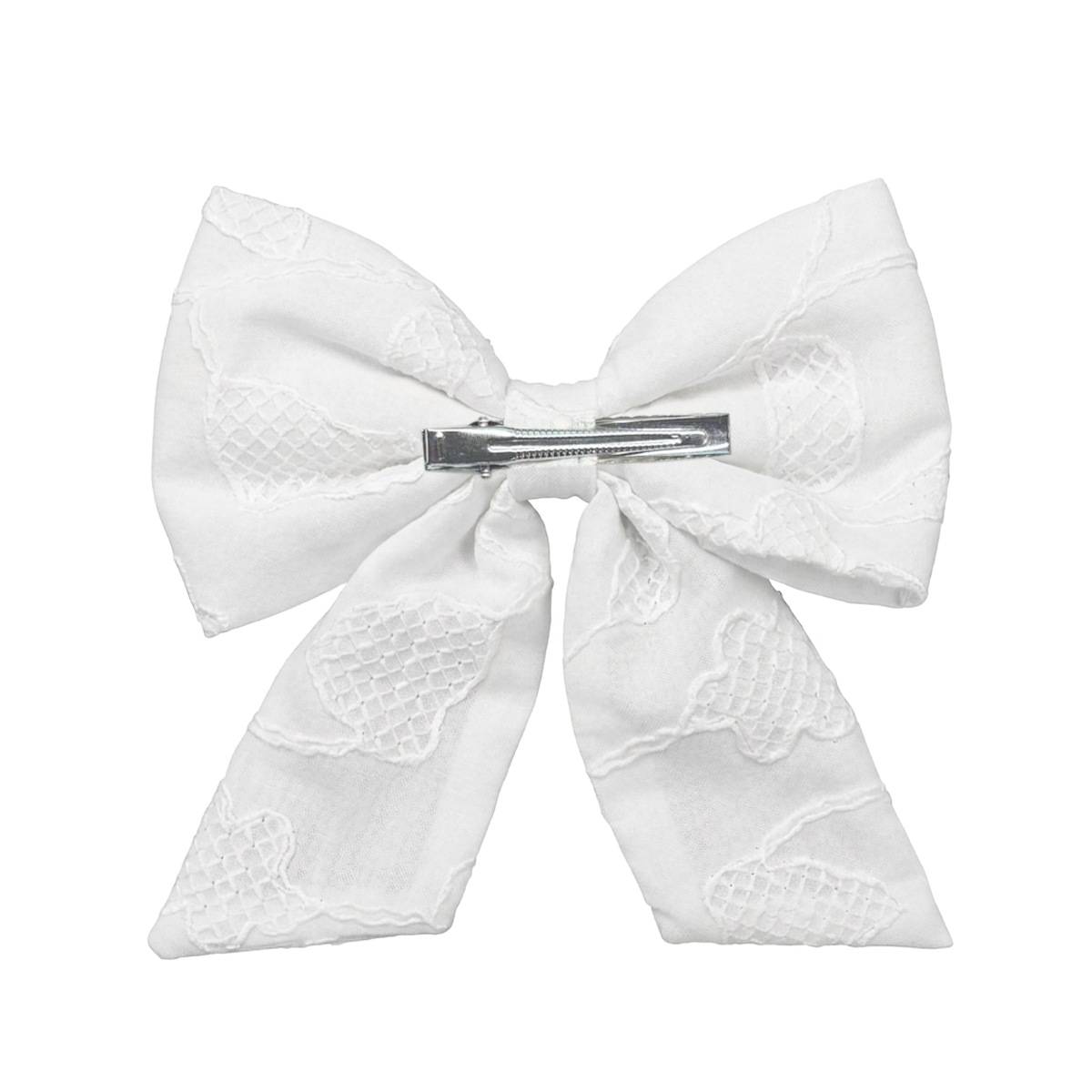 Moño para niñas magic bows bordado - Beige