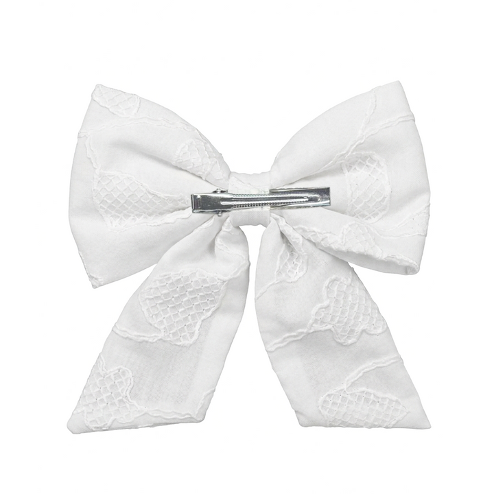 MONO PARA NIÑAS MAGIC BOWS CON DISEÑO BORDADO - BEIGE