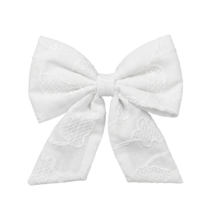 MONO PARA NIÑAS MAGIC BOWS CON DISEÑO BORDADO - BEIGE