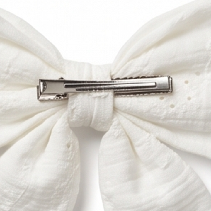 MONO PARA NIÑAS MAGIC BOWS CON DISEÑO BORDADO - BEIGE
