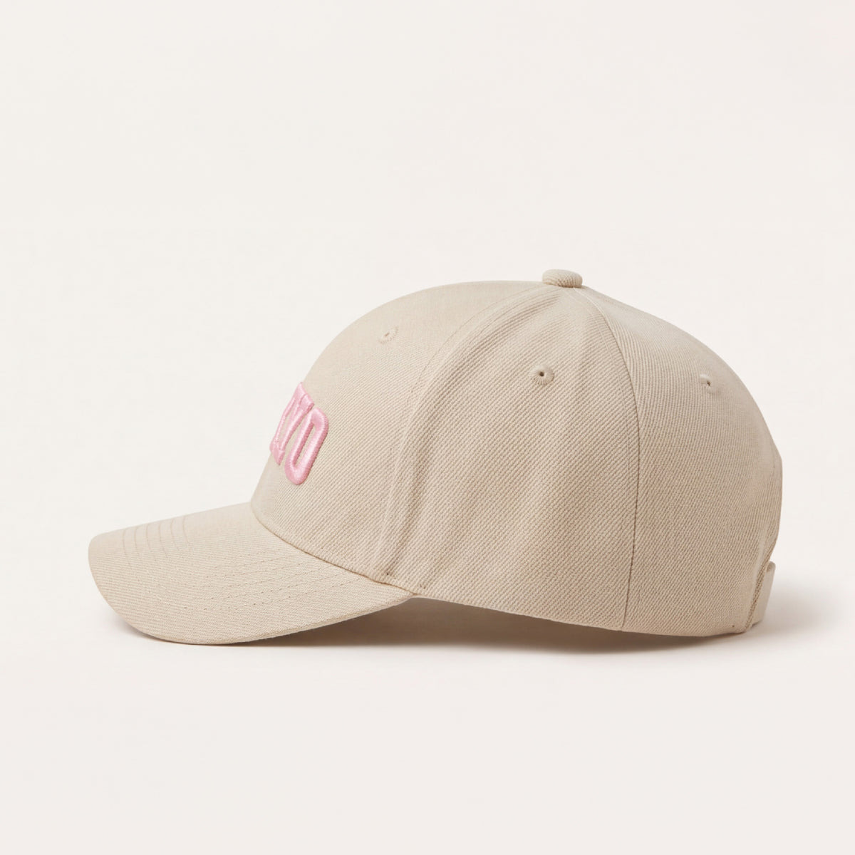 Gorra para niñas con bordado tokyo - Beige