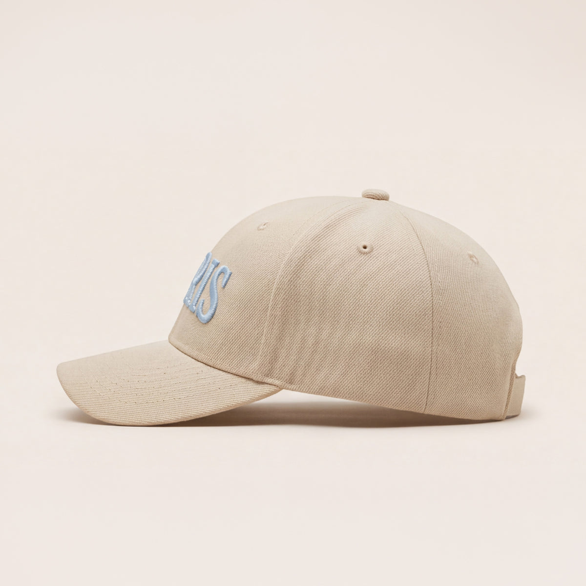 Gorra para niñas con bordado paris - Beige