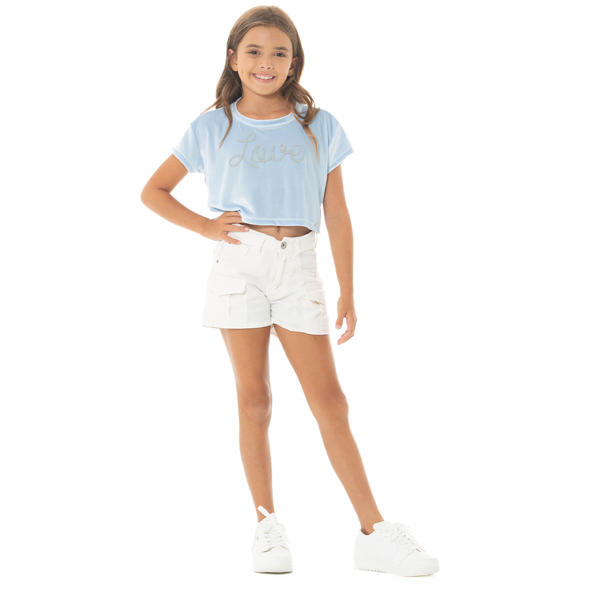 SHORT CARGO PARA NIÑAS