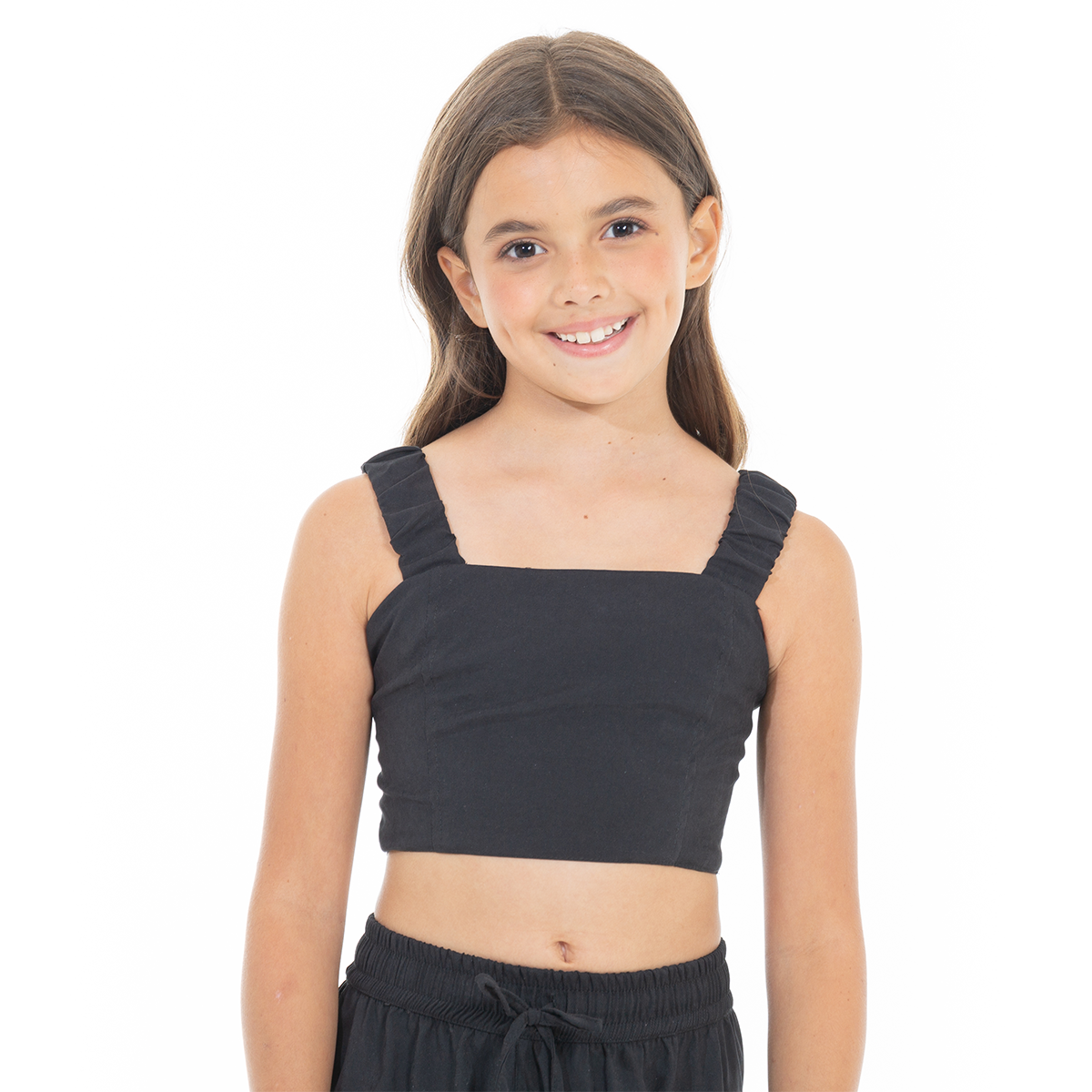 CONJUNTO CROP TOP Y PANTALÓN PARA NIÑAS