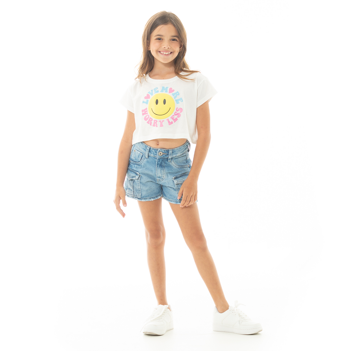 SHORT CARGO PARA NIÑAS