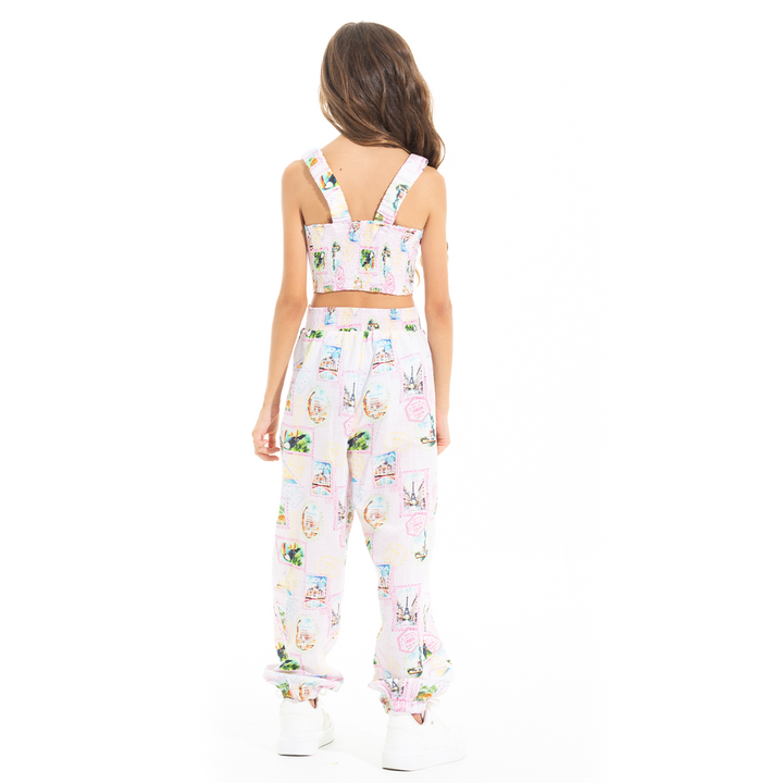 ENTERIZO PARA NIÑAS FLORAL