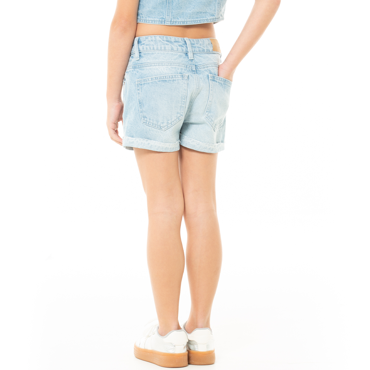 SHORT PARA NIÑAS CON BORDADOS