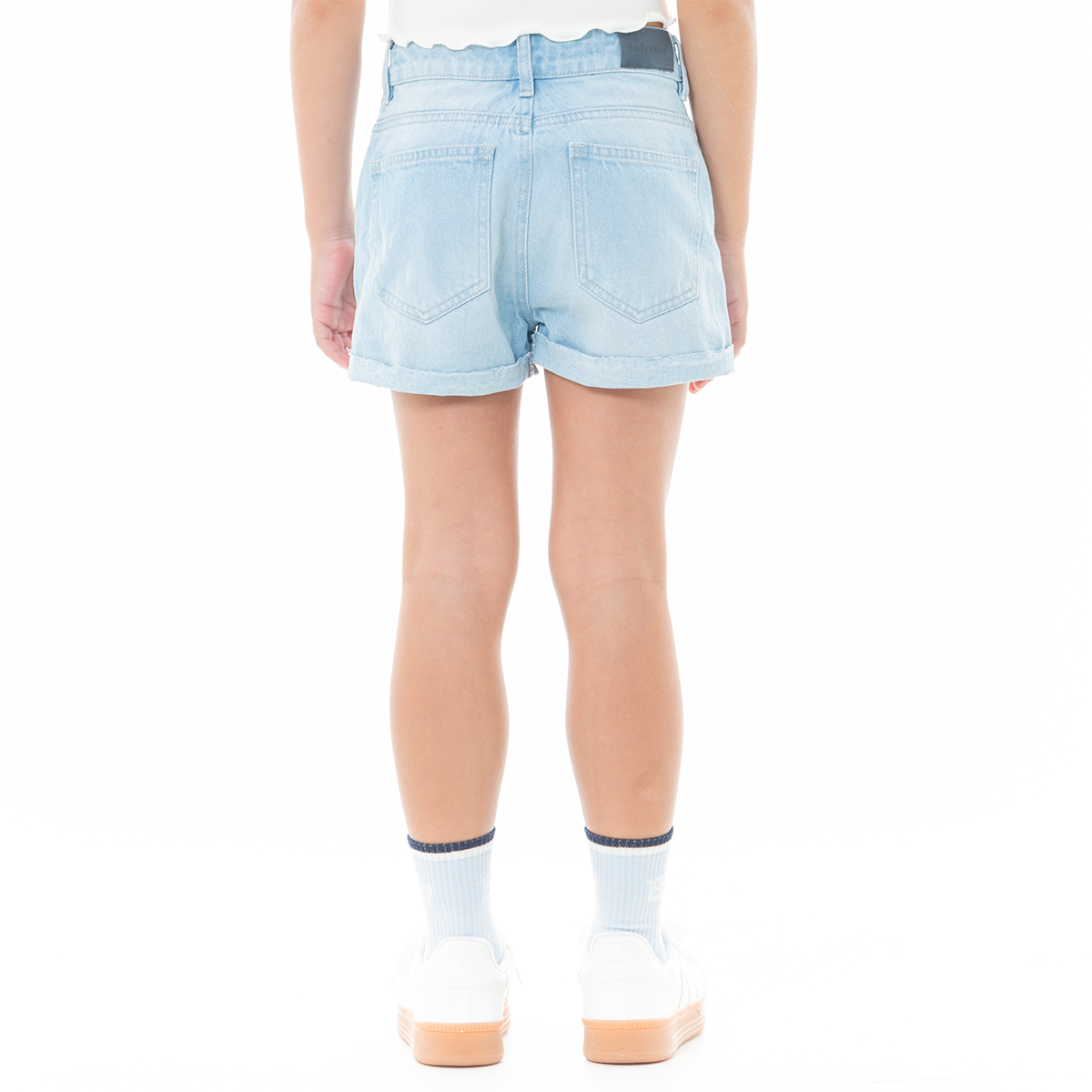 SHORT PARA NIÑAS CON ESTRELLAS BORDADAS