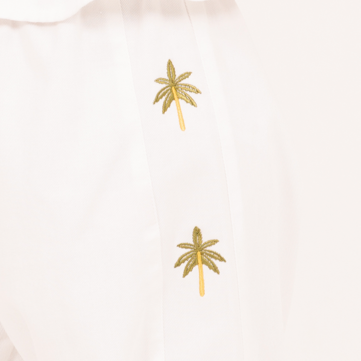 PANTALÓN PALM STORIES PARA NIÑAS – OFF WHITE