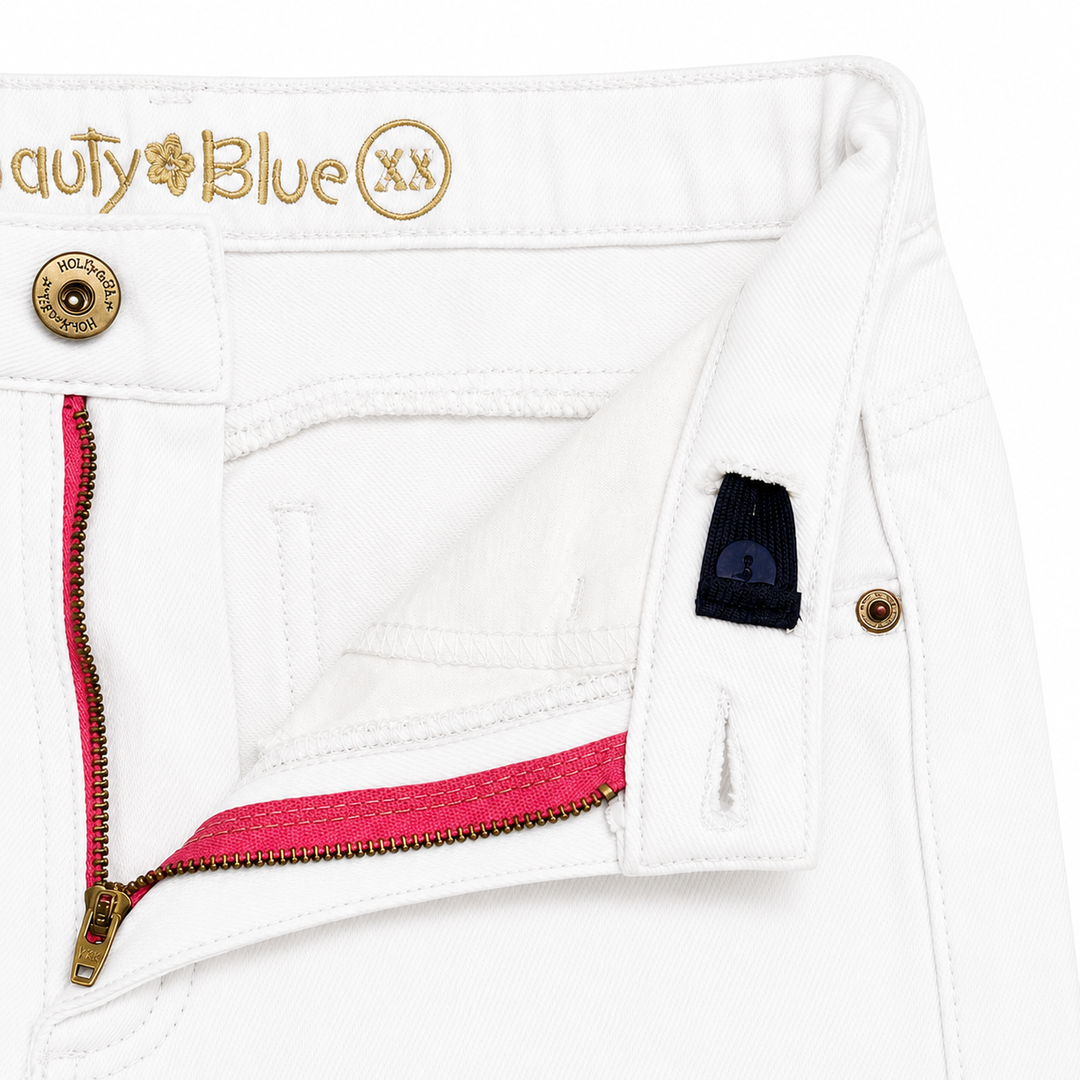 SHORT PARA NIÑAS CON DISEÑO BORDADO STRAWBERRY SWEET