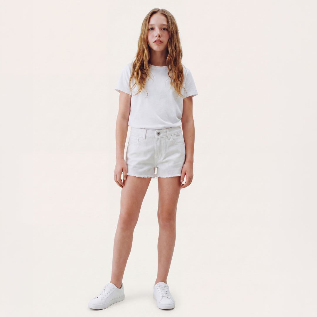 Short para niñas con diseño en glitter