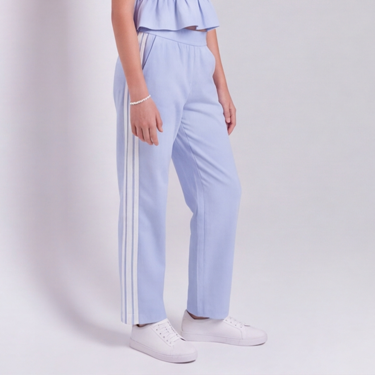 Pantalon para niñas bota recta - Azul