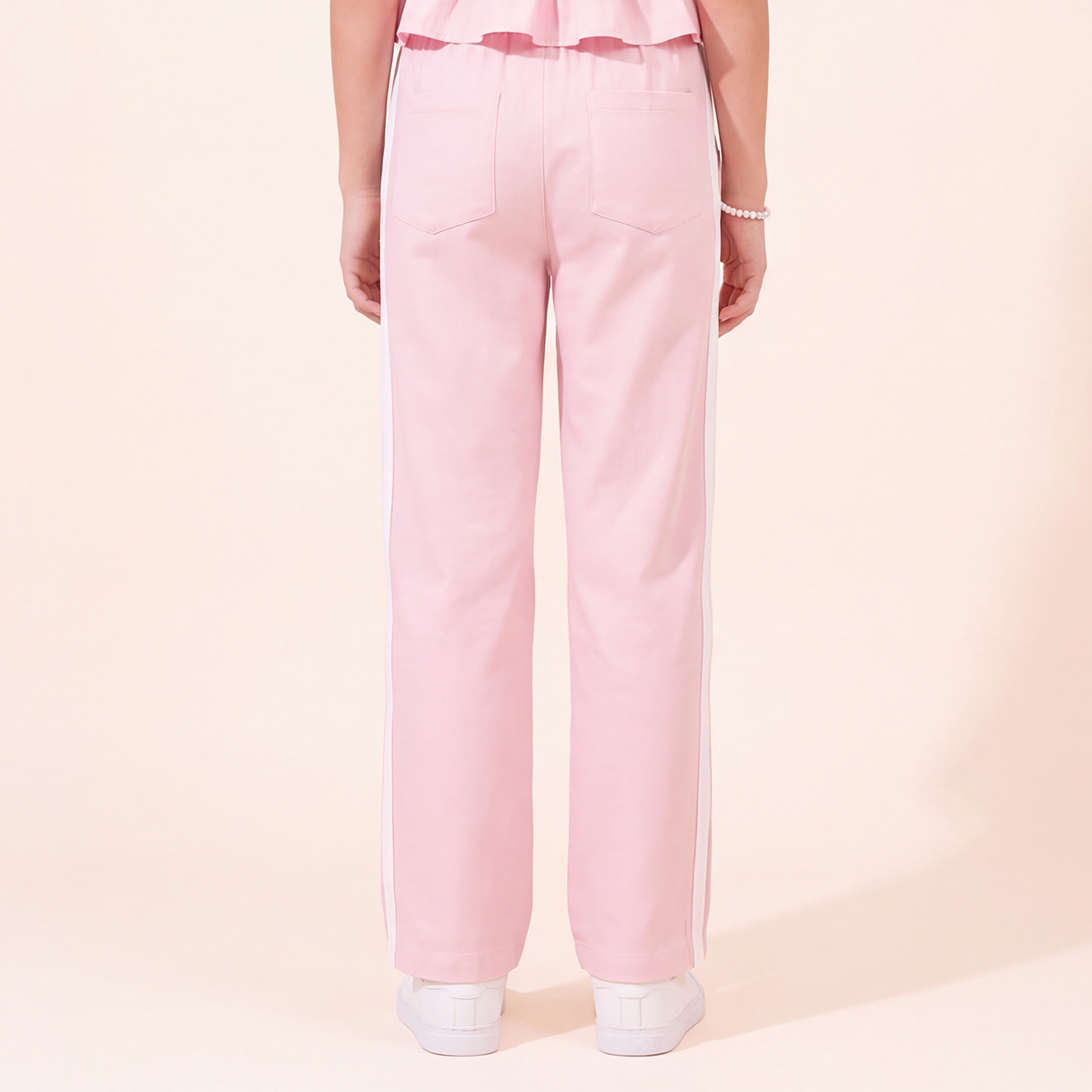 Pantalon para niñas bota recta - Rosado