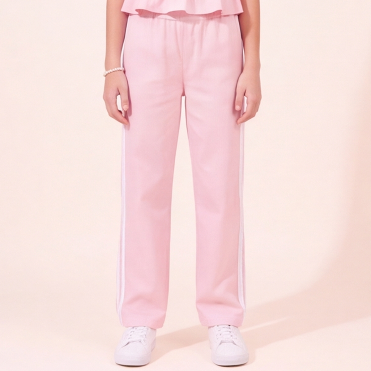 Pantalon para niñas bota recta - Rosado