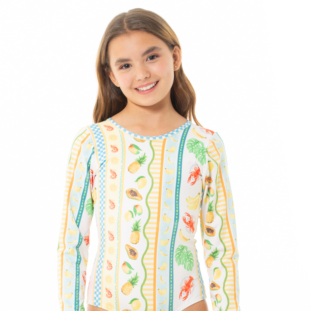VESTIDO DE BAÑO PARA NIÑAS ENTERO