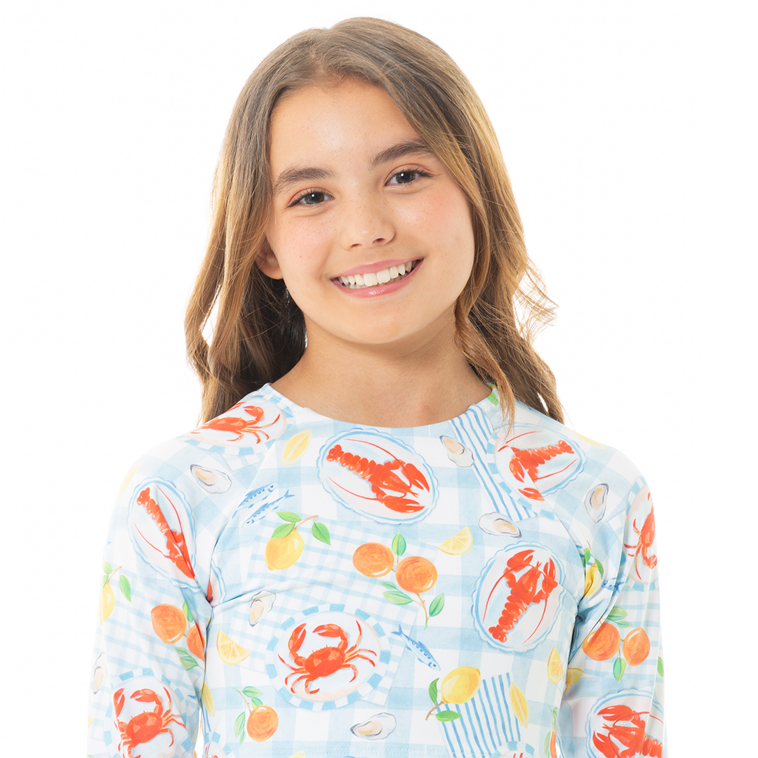 VESTIDO DE BAÑO PARA NIÑAS DE DOS PIEZAS