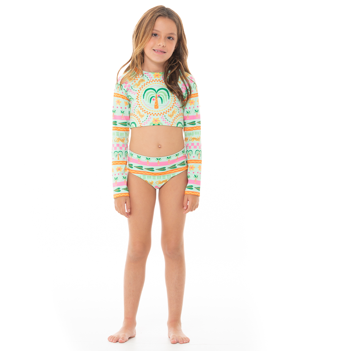 VESTIDO DE BAÑO DE DOS PIEZAS PARA NIÑAS