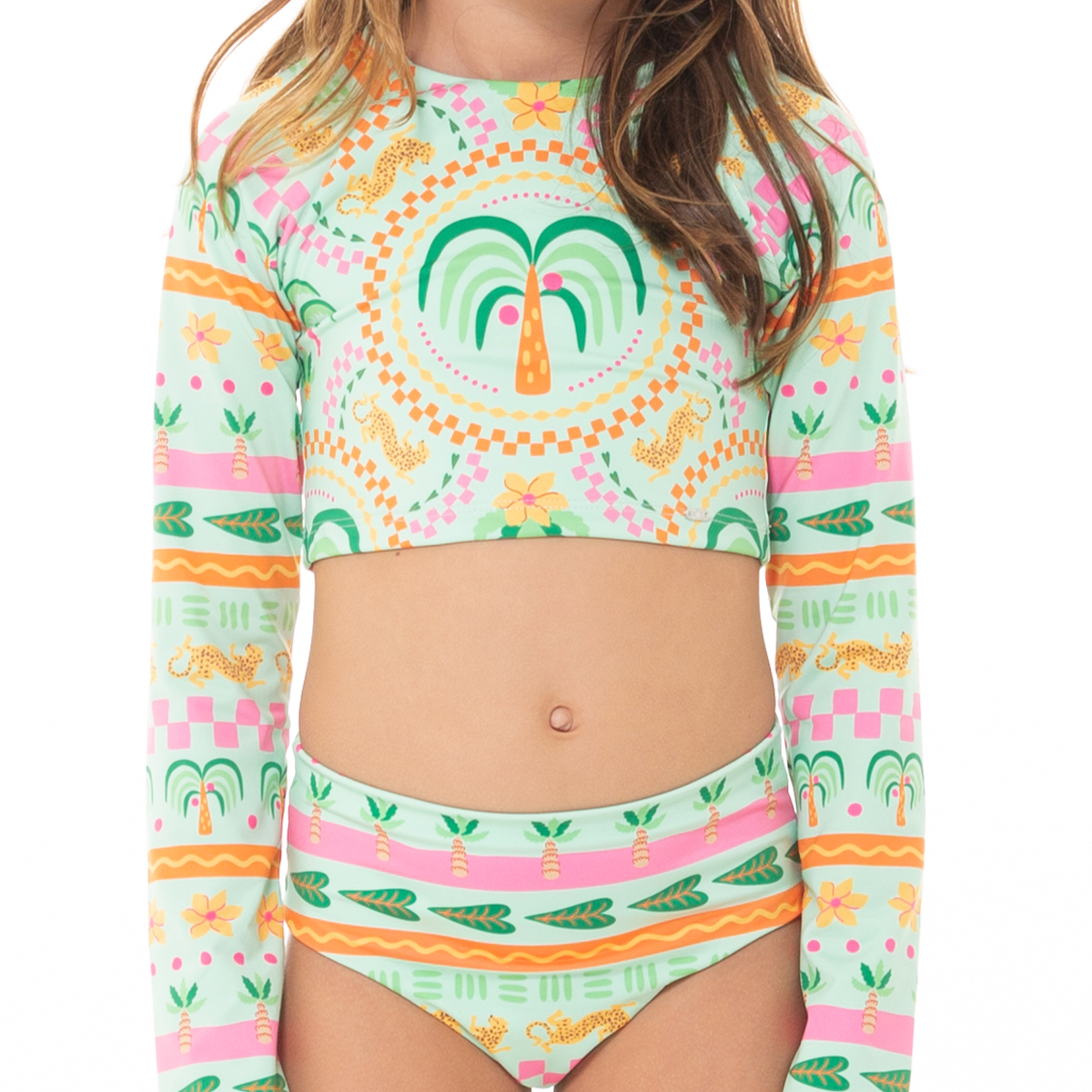 VESTIDO DE BAÑO DE DOS PIEZAS PARA NIÑAS