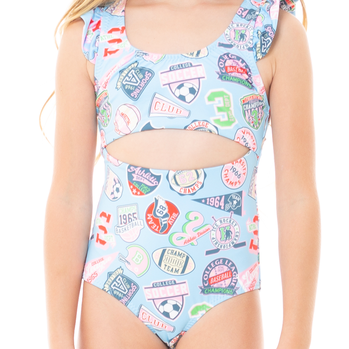 VESTIDO DE BAÑO PARA NIÑAS ENTERO