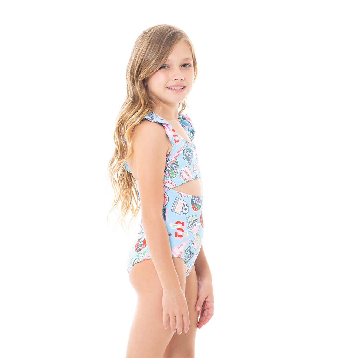 VESTIDO DE BAÑO PARA NIÑAS ENTERO