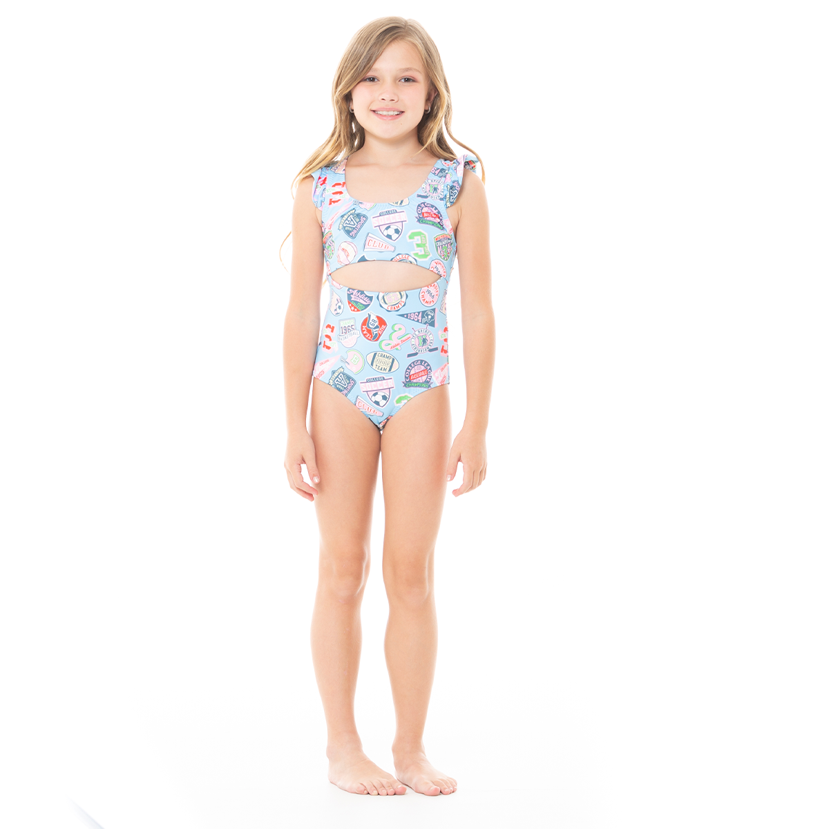 VESTIDO DE BAÑO PARA NIÑAS ENTERO