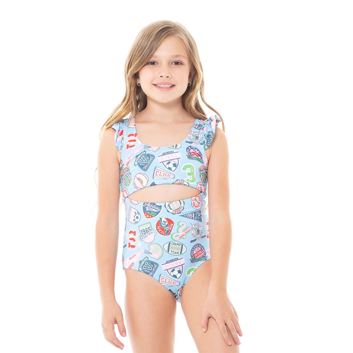VESTIDO DE BAÑO PARA NIÑAS ENTERO