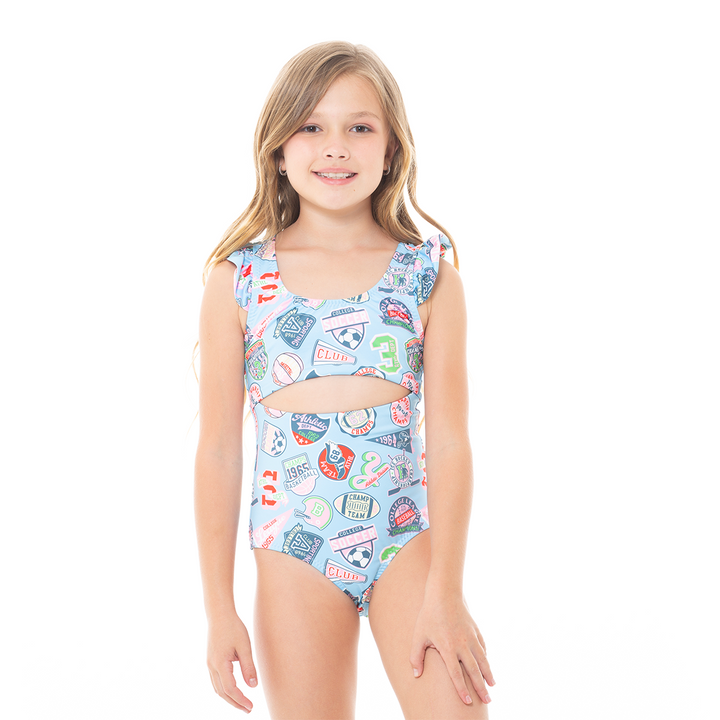 VESTIDO DE BAÑO PARA NIÑAS ENTERO