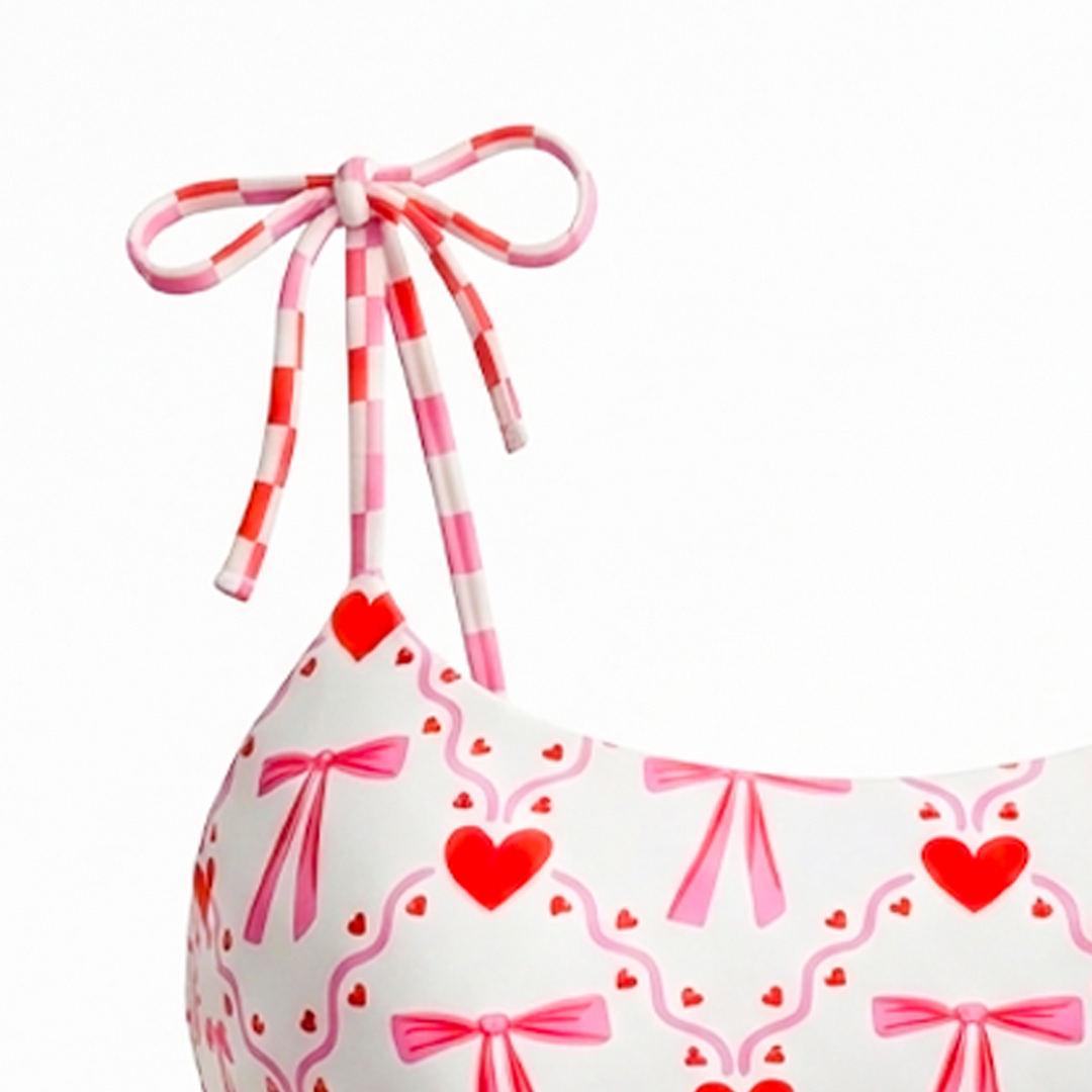 Bikini para niña estampado