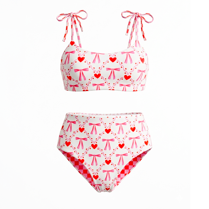 Bikini para niña estampado