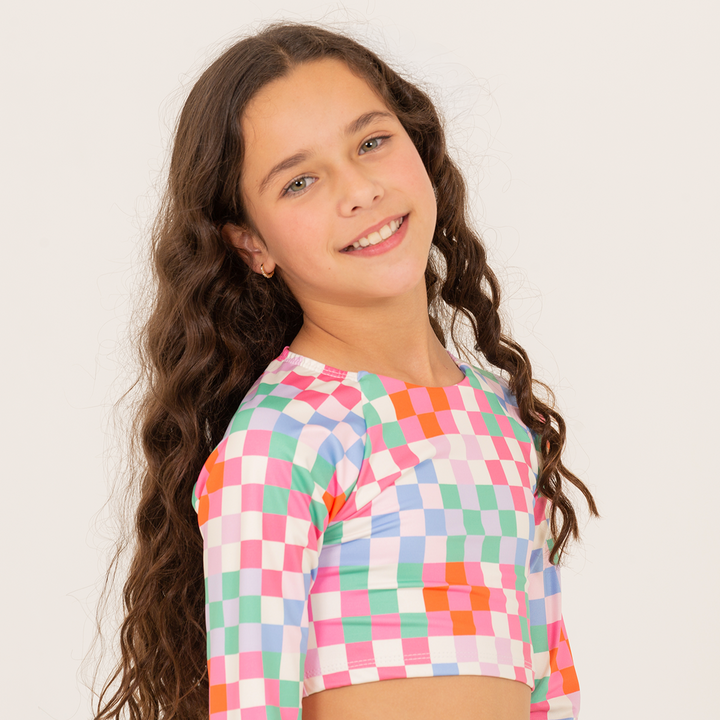 VESTIDO DE BAÑO PARA NIÑAS DE DOS PIEZAS