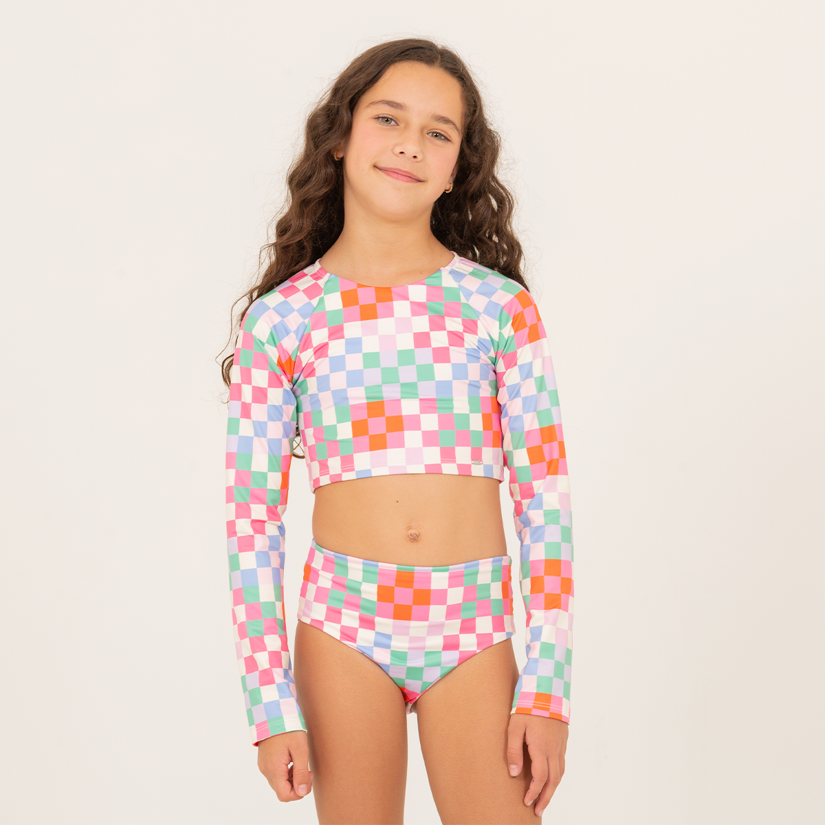 Vestido de baño para niñas de dos piezas