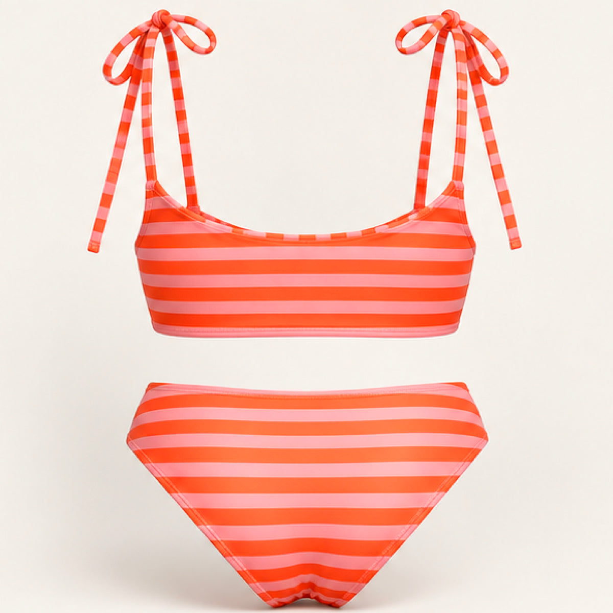 Vestido de baño para niñas de diseño estampado tropical