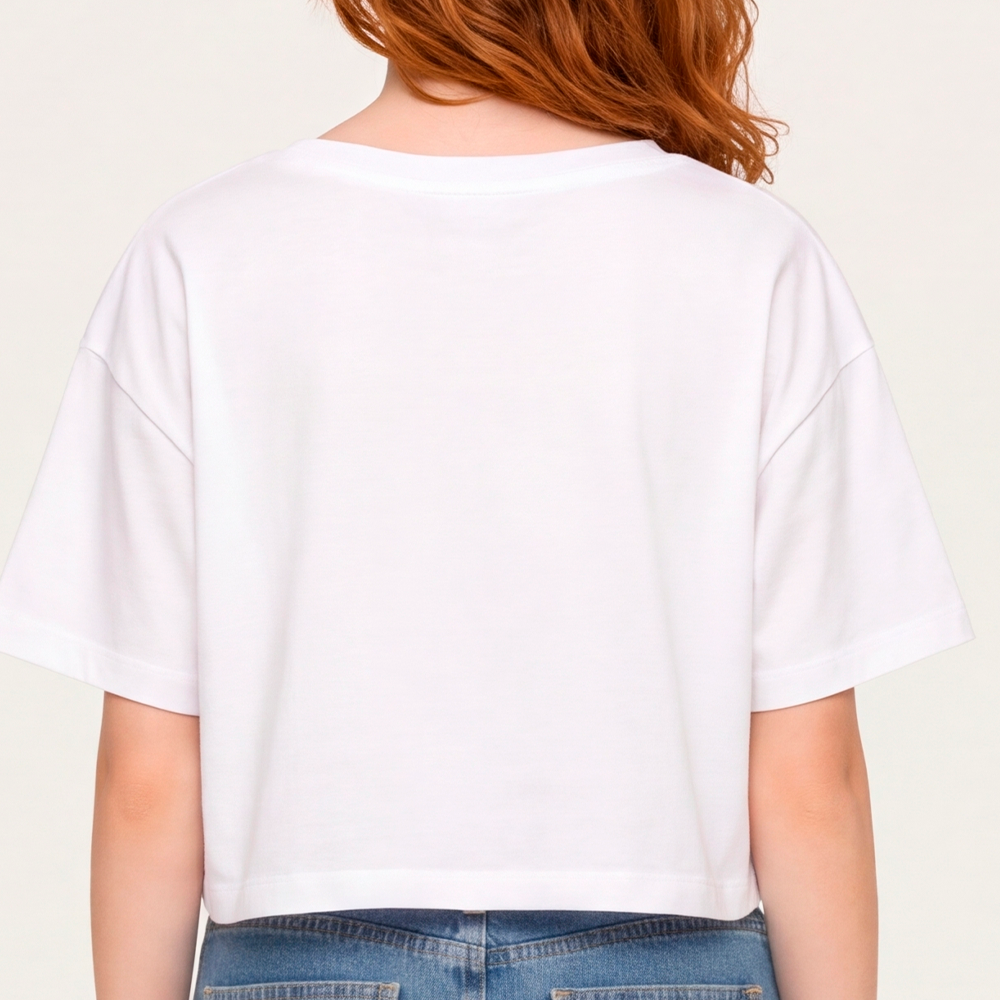 Camiseta para niñas con diseño estampado Bloom - Beige