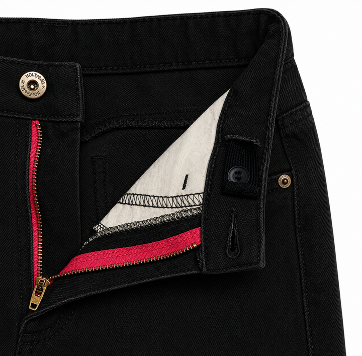 JEAN PARA NIÑAS BOTA RECTA CON CINTURÓN DE AMARRAR