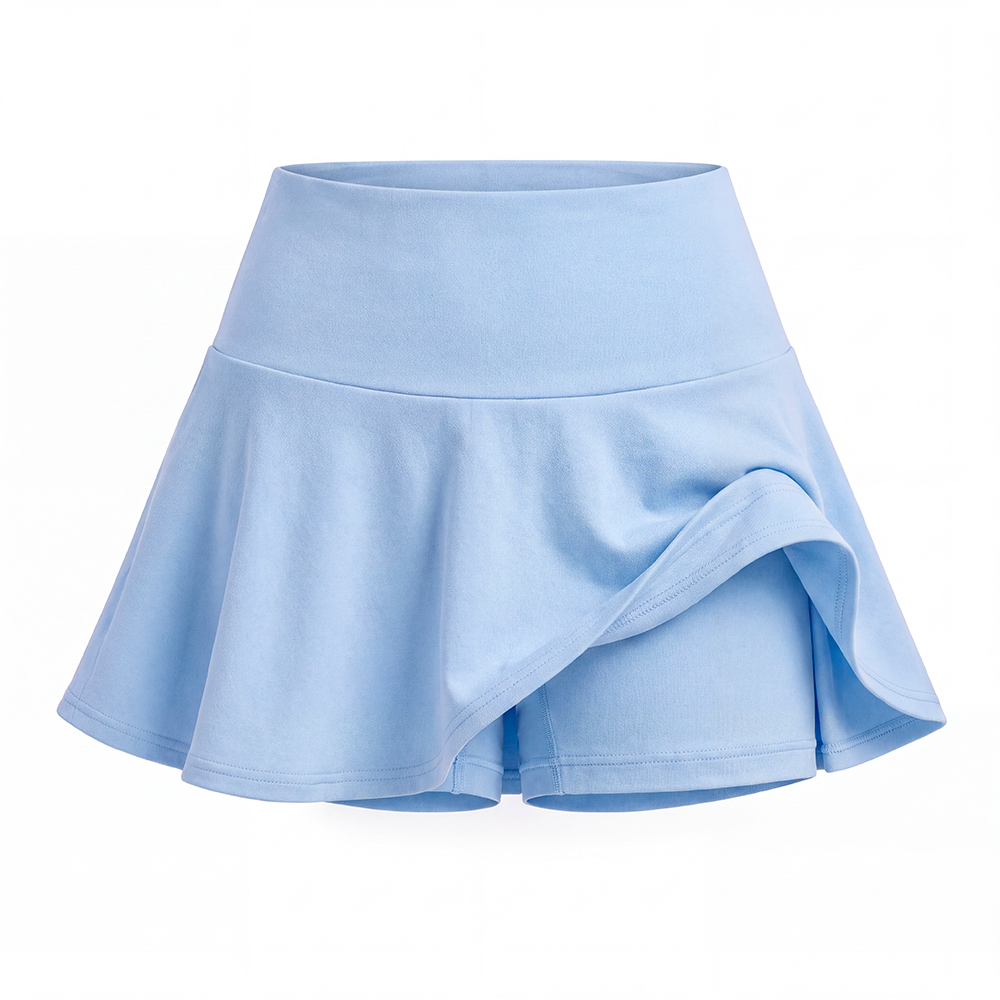 Falda short para niñas - Azul