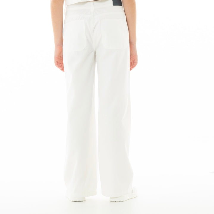 JEAN PARA NIÑAS CON DISEÑOS BORDADOS BOTA RECTA