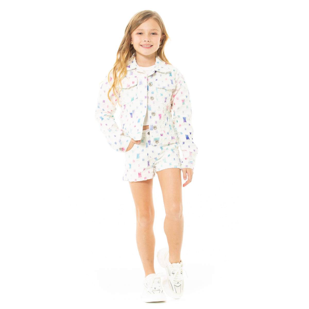 CHAQUETA CON DESGASTES PARA NIÑAS